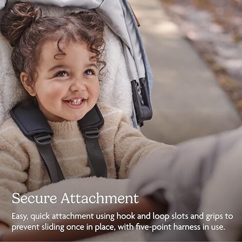 UPPAbaby CozyGanoosh 2-in-1 Seasonal Footmuff - Easily Attaches to UPPAbaby Strollers and RumbleSeat &ndash; Versatile, Ultra-Plush Zip-Out Liner for Cold Weather &ndash; Jake (Charcoal)