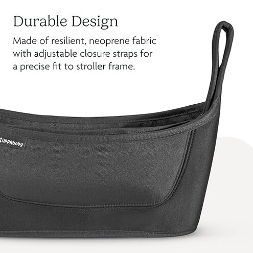 UPPAbaby Carry-All Parent Organizer / Fits on Vista, Cruz, Minu, Minu Duo, G-Series Strollers / Secure Zippered Pocket + Beverage Compartments