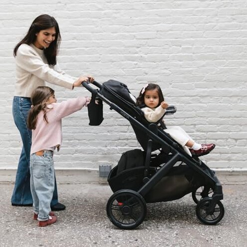 UPPAbaby Carry-All Parent Organizer / Fits on Vista, Cruz, Minu, Minu Duo, G-Series Strollers / Secure Zippered Pocket + Beverage Compartments