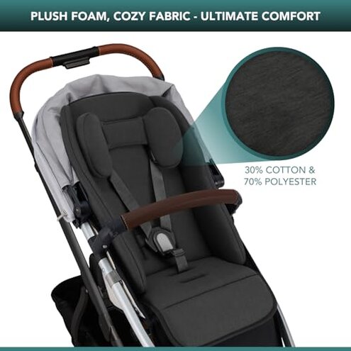 Infant Liner Seat Compatible with Uppababy Vista, Vista V2 Vista3, Cruz, Cruz V2, Cruz V3, RumbleSeat, V2, V3, 2 in 1 Newborn to Toddler Comfort Insert, New and Improved Liner Material for Babies