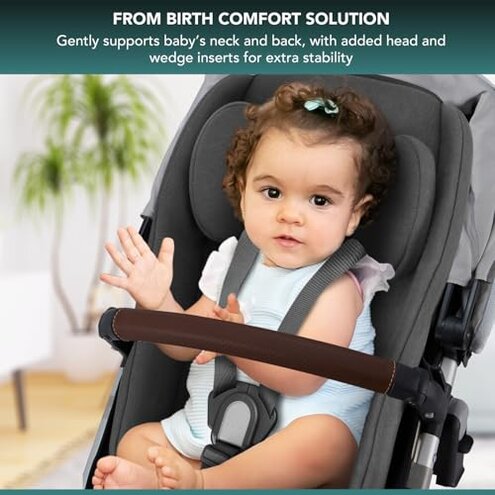 Infant Liner Seat Compatible with Uppababy Vista, Vista V2 Vista3, Cruz, Cruz V2, Cruz V3, RumbleSeat, V2, V3, 2 in 1 Newborn to Toddler Comfort Insert, New and Improved Liner Material for Babies