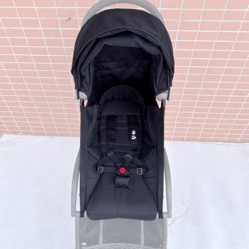 Feliliber Baby Stroller Accessories 6+ Clothe Replacement Kit Compatible with Babyzen YOYO2 Strollers - Waterproof Fabric - Stroller Canopy, Seat Cushion & Seat Base (All Season Set)