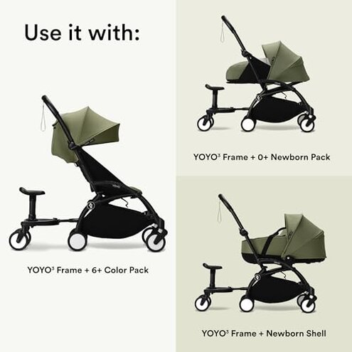 Stokke YOYO Board - for Children from 24-48 Months or Up to 44 lbs - Easy to Install on YOYO Stroller