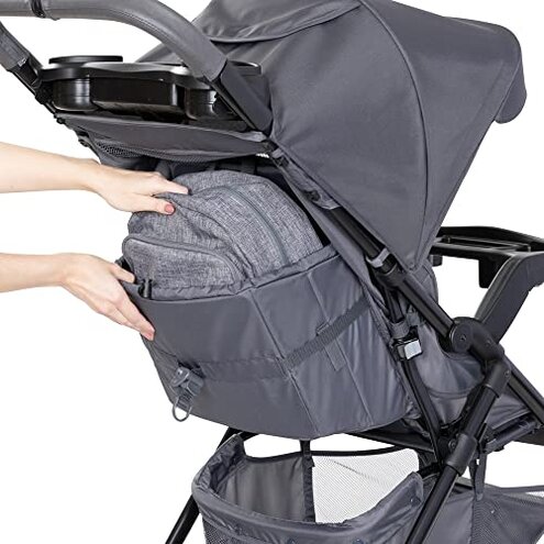 Baby Trend Passport&reg; Cargo Stroller Travel System with EZ-Lift&trade; PLUS Infant Car Seat, Grey Bamboo