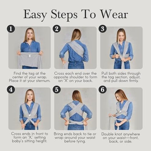 Solly Baby Wrap, Buttery-Soft Baby Carrier Newborn to Toddler 8-25 Lbs., Lightweight & Hands-Free Infant Sling Wrap, Breathable Summer Carrier, Baby Wearing & Postpartum Essential, New Mom Gift, Spelt