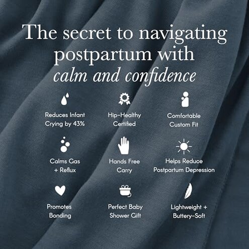 Solly Baby Wrap, Buttery-Soft Baby Carrier Newborn to Toddler 8-25 Lbs., Lightweight & Hands-Free Infant Sling Wrap, Breathable Summer Carrier, Baby Wearing & Postpartum Essential, New Mom Gift, Spelt