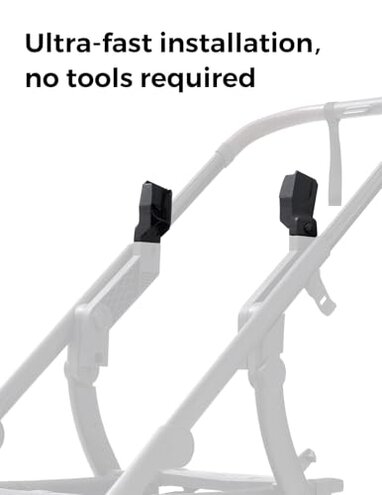 Momcozy Car Seat Adapters Only ChangeGo Baby Stroller | Compatible Models for : Joie GEMM, Cybex, Nuna, Bugaboo Specific Models