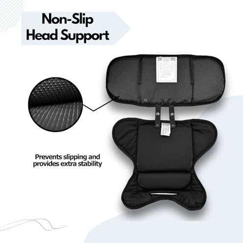 Infant Insert Compatible with Doona|Graco Snugride|Britax|Chicco Keyfit |Evenflo Pivot |Head and Body Support |Side Impact Protection for Newborn |Doona Accessories |Black