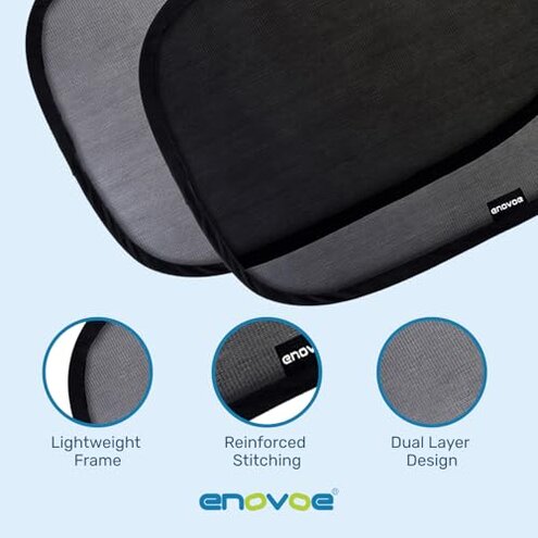 Enovoe Car Window Shades for Baby (2 Pack) - Vehicle Sunshade Technical Audit Report