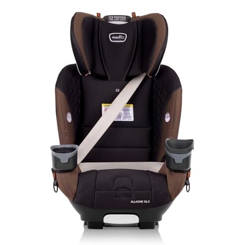 Evenflo EveryFit/All4One 3-in-1 Convertible Car Seat w/Quick Clean Cover (Belmont Brown)