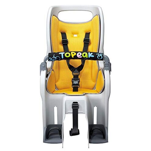 Topeak Babyseat II with Non Disc Rack , Yellow Padding, 15.4 x 32.5 x 19.8 Inch