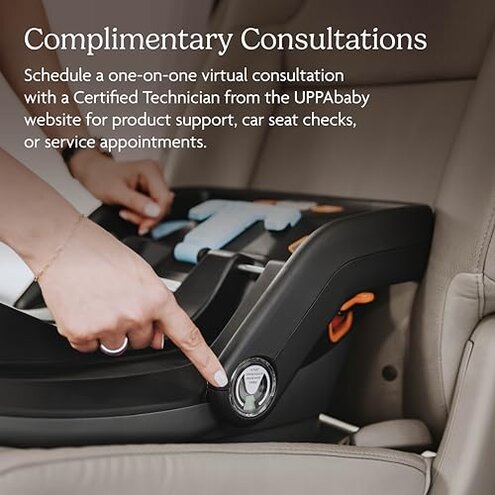 UPPAbaby Extra Mesa Car Seat Base / Compatible with Mesa, V2 & V3 Infant Car Seats / SmartSecure Installation