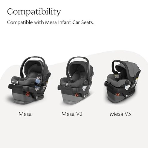 UPPAbaby Extra Mesa Car Seat Base / Compatible with Mesa, V2 & V3 Infant Car Seats / SmartSecure Installation
