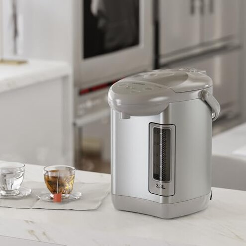 CUCKOO Electric Hot Water Urn Pot Dispenser 3.3L (111 Oz), Safety Lock, Rotating Base, Instant Auto Boiler and Warmer, for Tea & Coffee