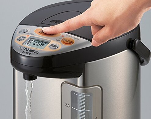 Zojirushi CV-DCC50 VE Hybrid Water Boiler & Warmer, 5.0 Liter (169oz. Dark Brown)