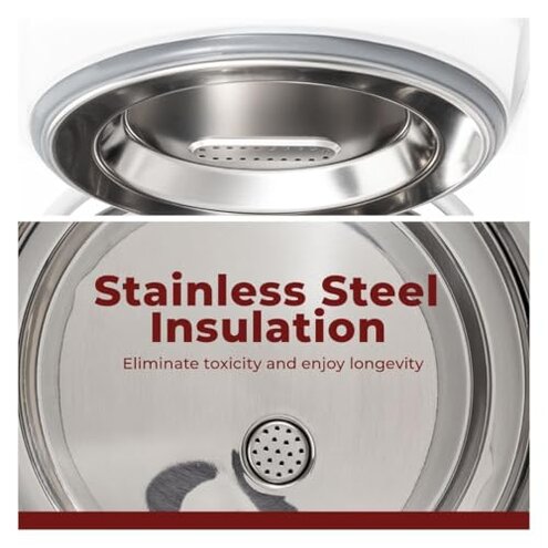 CUCKOO CWP-A501TW 5-Liter Hot Water Dispenser & Warmer with 4 Operating Modes, Chlorine Evaporation, Child Lock Function (White/Gray)