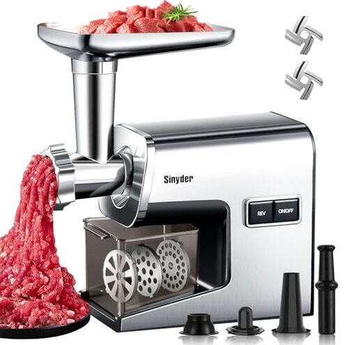 Sinyder Meat Grinder cleanup and strain issues review
