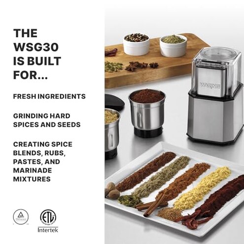 Waring Commercial WSG30 Commercial Medium-Duty Electric Spice Grinder