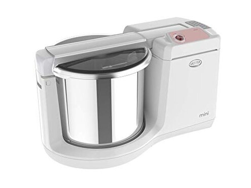 ULTRA Mini Table Top 1.25L Wet Grinder with Atta Kneader, 110-volt (New Model), white, 1.25-Liter