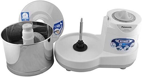 Panasonic MK-TSW200W 2 Liter Table Top Stone Super Wet Grinder with Automatic Timer, 110V