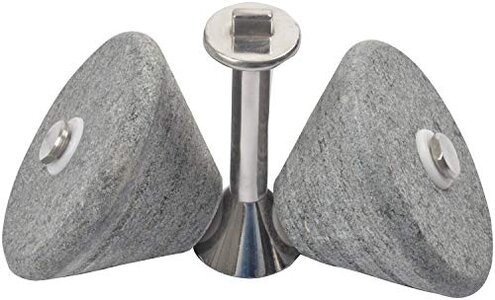 Elgi Ultra Bigg+ 2.5 Liter Table Top Wet Grinder | With Atta Kneader 110 Volt For USA & Canada, Blue