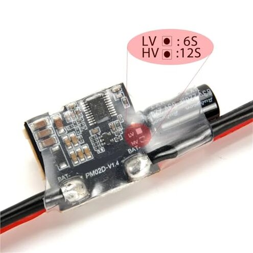 TPCSHUIO for Holy-bro PM02D Power Module with XT60 Plugs Connectors for for Pixh-awk 5X / 6X for FLI-fht Controller