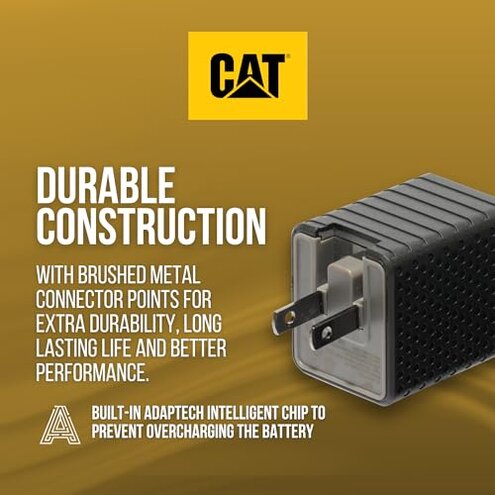 USB Charger, Black, Gray, 6.4 A, Type C