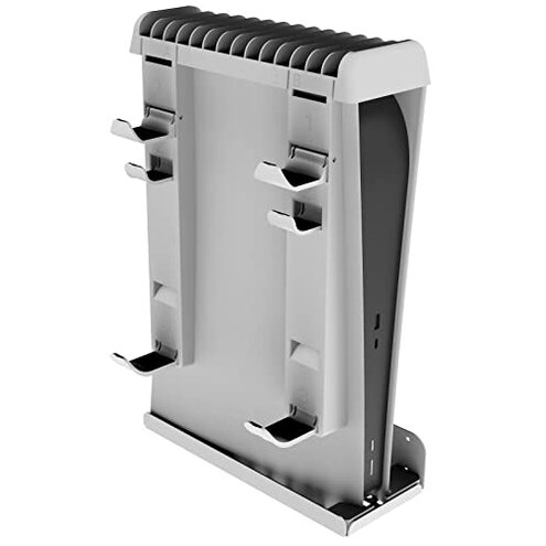 Palumma PS5 Console Wall Mount kit, Game Controller & Headset Stand for PS5 Accessories Wall Mount to Store 14pcs Game Discs