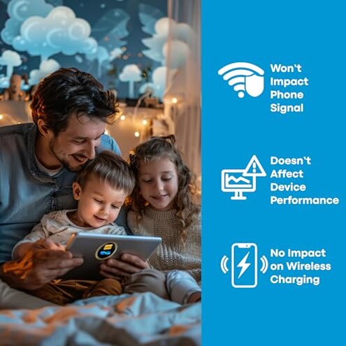 Cell Phone EMF Protection Neutralizers - Slim Design - Proudly Made in The USA - Developed by Dr. Valerie Nelson