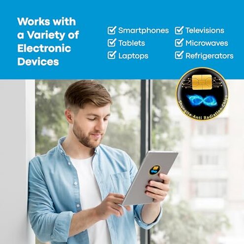 Cell Phone EMF Protection Neutralizers - Slim Design - Proudly Made in The USA - Developed by Dr. Valerie Nelson