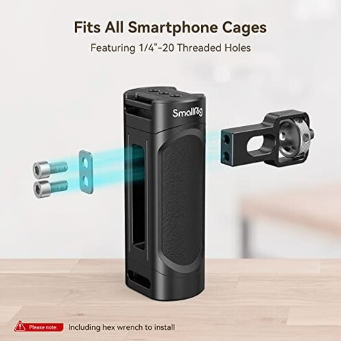 SmallRig Universal Phone Cage, Smartphone Video Rig Kit with Handles, Handheld Filmmaking Vlogging Case Stabilizer for Videomaker, for iPhone 17/16/15 for Samsung for Pixel and Other Android Phones