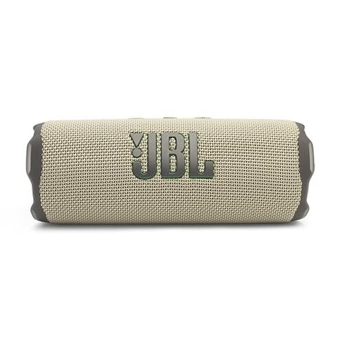 JBL Flip 7 - Portable Waterproof and Drop-Proof Speaker, Bold Pro Sound with AI Sound Boost, 16Hrs of Playtime, and PushLock System with Interchangeable Accessories (Sand)