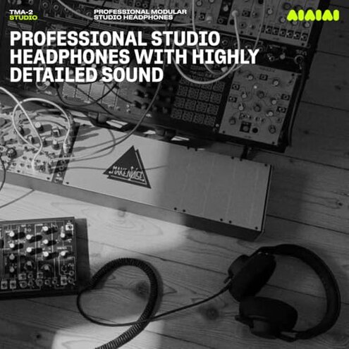 AIAIAI TMA-2 Studio Professional Studio Headphones with Highly Detailed Audio and Enhanced Comfort, Black