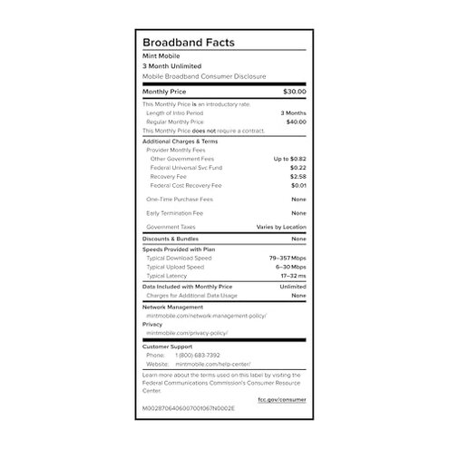 $30/mo. Mint Mobile Phone Plan with Unlimited Talk, Text & Data for 3 Months (3-in-1 SIM Card)