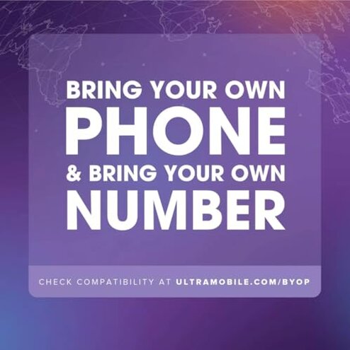 $39/mo. Ultra Mobile Prepaid Phone Plan with Unlimited Talk, Text, & 24GB of 5G &bull; 4G LTE Data for 1 Month (3-in-1 SIM Card Kit)