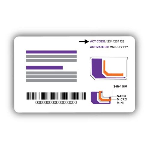 $39/mo. Ultra Mobile Prepaid Phone Plan with Unlimited Talk, Text, & 24GB of 5G &bull; 4G LTE Data for 1 Month (3-in-1 SIM Card Kit)